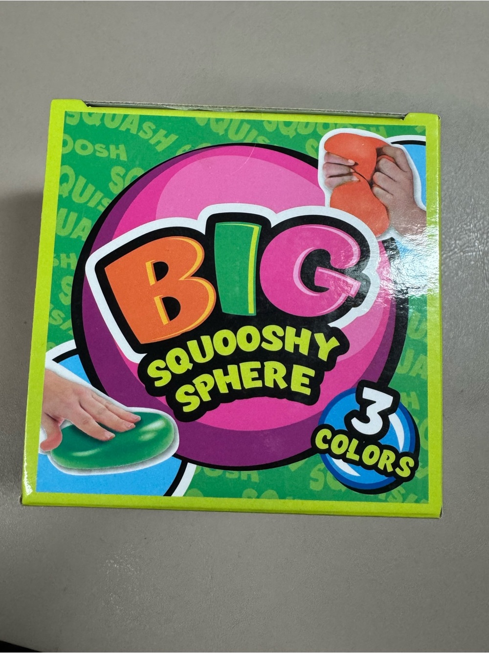 Squooshy Sphere Kids Toy - Green